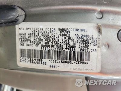 Zdjęcie 13 z 13 samochodu: 1997 TOYOTA CAMRY LE VIN:4T1BG22K0VU177903 - miniatura