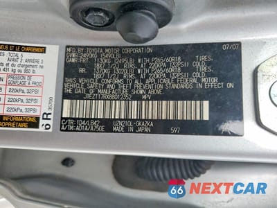 Zdjęcie 13 z 13 samochodu: 2008 TOYOTA 4RUNNER LIMITED VIN:JTEZT17RX88012352 - miniatura