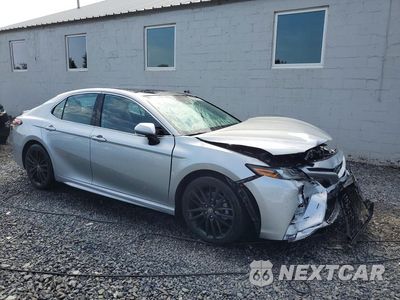 Czwarte zdjęcie samochodu z boku: 2021 TOYOTA CAMRY XSE VIN:4T1K61BK8MU031244 - miniatura