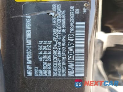 Zdjęcie 13 z 13 samochodu: 2014 BMW X1 SDRIVE28I VIN:WBAVM1C5XEVW51473 - miniatura