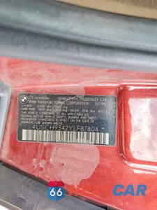 Zdjęcie 12 z 12 samochodu: 2000 BMW Z3 2.3 VIN:4USCH9342YLF87804 - miniatura