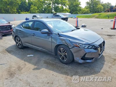 Czwarte zdjęcie samochodu z boku: 2021 NISSAN SENTRA S W/CONTINUOU VIN:3N1AB8CV8MY238259 - miniatura