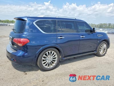 Trzecie zdjęcie samochodu z tyłu: 2015 INFINITI QX80 BASE VIN:JN8AZ2NEXF9087795 - miniatura