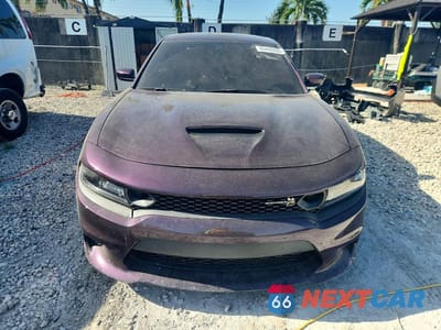 Piąte zdjęcie samochodu w środku: 2021 DODGE CHARGER SCAT PACK VIN:2C3CDXGJ6MH611682 - miniatura