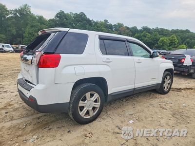 Trzecie zdjęcie samochodu z tyłu: 2015 GMC TERRAIN SLE VIN:2GKALMEK3F6183850 - miniatura