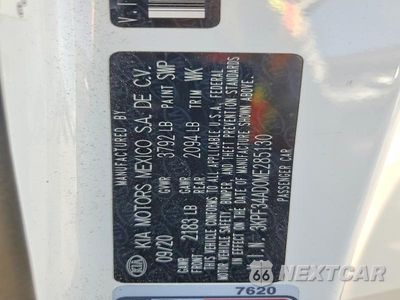 Zdjęcie 13 z 13 samochodu: 2021 KIA FORTE GT LINE VIN:3KPF34AD0ME285130 - miniatura