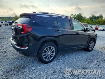 Trzecie zdjęcie samochodu z tyłu: 2023 GMC TERRAIN SLT VIN:3GKALVEGXPL187635 - miniatura