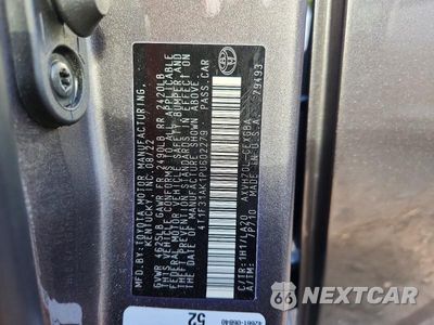 Zdjęcie 12 z 12 samochodu: 2023 TOYOTA CAMRY XLE VIN:4T1F31AK1PU602279 - miniatura