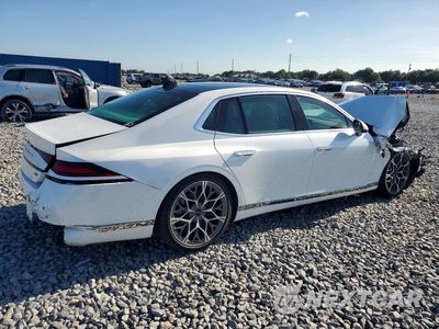 Trzecie zdjęcie samochodu z tyłu: 2025 GENESIS G90 3.5T E-SUPERCHARGER VIN:KMTFC4SD6SU051119 - miniatura