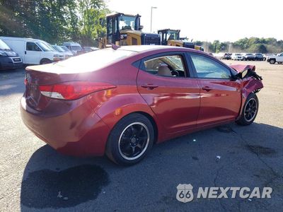 Trzecie zdjęcie samochodu z tyłu: 2013 HYUNDAI ELANTRA GLS VIN:5NPDH4AE2DH265698 - miniatura