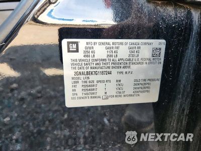 Zdjęcie 13 z 13 samochodu: 2016 CHEVROLET EQUINOX LS VIN:2GNALBEK7G1187244 - miniatura