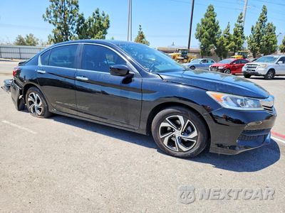 Czwarte zdjęcie samochodu z boku: 2016 HONDA ACCORD LX VIN:1HGCR2F32GA164663 - miniatura