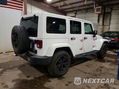 Trzecie zdjęcie samochodu z tyłu: 2017 JEEP WRANGLER UNLIMITED SAHARA VIN:1C4BJWEG9HL679503 - miniatura