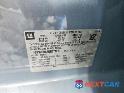 Zdjęcie 13 z 13 samochodu: 2016 GMC YUKON XL K1500 SLT VIN:1GKS2GKC3GR374079 - miniatura