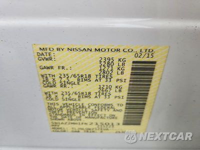 Zdjęcie 14 z 14 samochodu: 2015 NISSAN MURANO SV VIN:5N1AZ2MH1FN215013 - miniatura