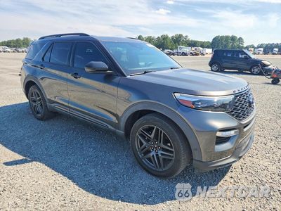 Czwarte zdjęcie samochodu z boku: 2020 FORD EXPLORER ST VIN:1FM5K8GC7LGA22924 - miniatura