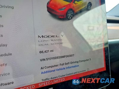 Zdjęcie 9 z 12 samochodu: 2021 TESLA MODEL Y VIN:5YJYGDEE8MF063817 - miniatura