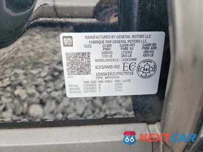 Zdjęcie 13 z 13 samochodu: 2023 CHEVROLET SUBURBAN K1500 RST VIN:1GNSKEKD1PR279715 - miniatura