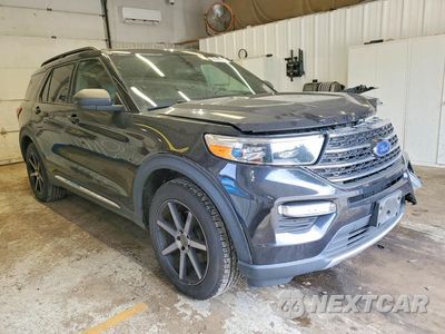 Czwarte zdjęcie samochodu z boku: 2020 FORD EXPLORER XLT VIN:1FMSK8DH6LGC18162 - miniatura