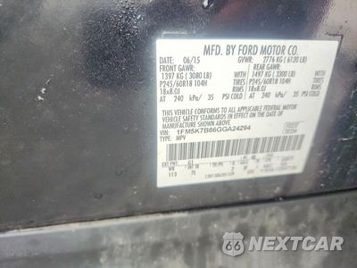 Zdjęcie 12 z 12 samochodu: 2016 FORD EXPLORER VIN:1FM5K7B86GGA24294 - miniatura