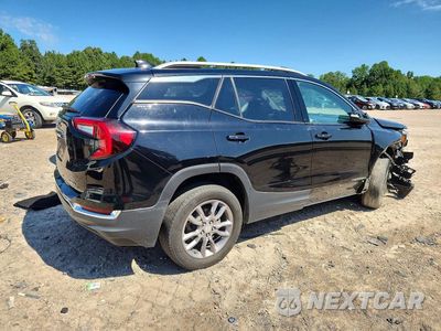 Trzecie zdjęcie samochodu z tyłu: 2022 GMC TERRAIN SLT VIN:3GKALVEV1NL101284 - miniatura