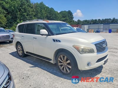 Czwarte zdjęcie samochodu z boku: 2012 INFINITI QX56 BASE VIN:JN8AZ2NF6C9516287 - miniatura
