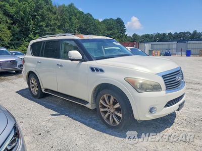 Czwarte zdjęcie samochodu z boku: 2012 INFINITI QX56 BASE VIN:JN8AZ2NF6C9516287 - miniatura