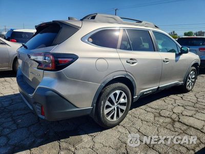Trzecie zdjęcie samochodu z tyłu: 2020 SUBARU OUTBACK PREMIUM VIN:4S4BTACC3L3269846 - miniatura