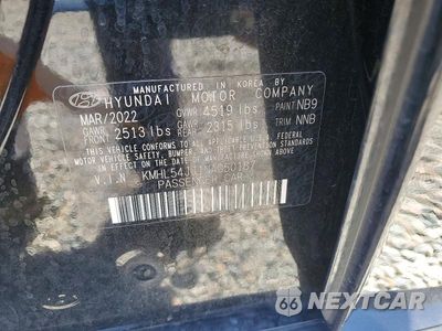 Zdjęcie 12 z 12 samochodu: 2022 HYUNDAI SONATA HYBRID LIMITED VIN:KMHL54JJ1NA050187 - miniatura