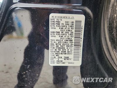 Zdjęcie 13 z 13 samochodu: 2016 INFINITI QX70 BASE VIN:JN8CS1MU7GM130083 - miniatura