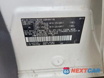 Zdjęcie 12 z 12 samochodu: 2015 TOYOTA RAV4 XLE VIN:JTMWFREVXFD070981 - miniatura