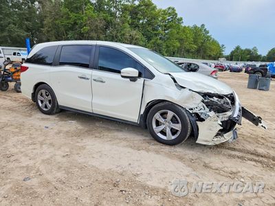 Czwarte zdjęcie samochodu z boku: 2019 HONDA ODYSSEY EXL VIN:5FNRL6H73KB043643 - miniatura