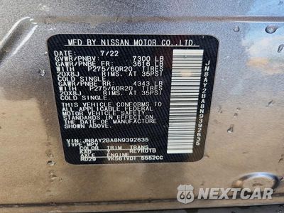 Zdjęcie 14 z 14 samochodu: 2022 NISSAN ARMADA SL VIN:JN8AY2BA8N9392635 - miniatura