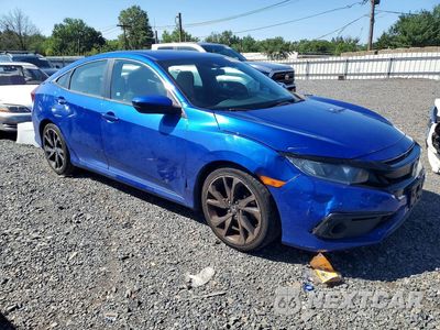 Czwarte zdjęcie samochodu z boku: 2019 HONDA CIVIC SPORT VIN:2HGFC2F88KH506069 - miniatura