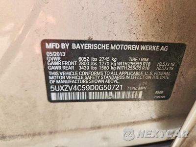 Zdjęcie 13 z 13 samochodu: 2013 BMW X5 XDRIVE35I VIN:5UXZV4C59D0G50721 - miniatura