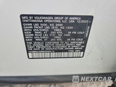 Zdjęcie 13 z 13 samochodu: 2024 VOLKSWAGEN ATLAS SEL VIN:1V2BR2CA9RC545414 - miniatura