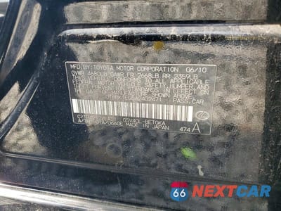 Zdjęcie 12 z 12 samochodu: 2010 LEXUS ES 350 VIN:JTHBK1EG5A2402471 - miniatura