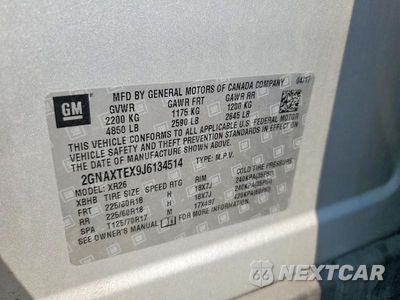 Zdjęcie 13 z 13 samochodu: 2018 CHEVROLET EQUINOX LT VIN:2GNAXTEX9J6134514 - miniatura