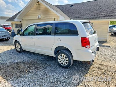 Drugie zdjęcie samochodu z przodu: 2016 DODGE GRAND CARAVAN SE VIN:2C4RDGBG6GR356242 - miniatura