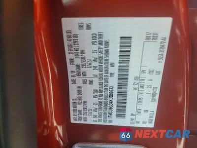 Zdjęcie 14 z 14 samochodu: 2019 FORD ESCAPE SE VIN:1FMCU9GD4KUB09633 - miniatura