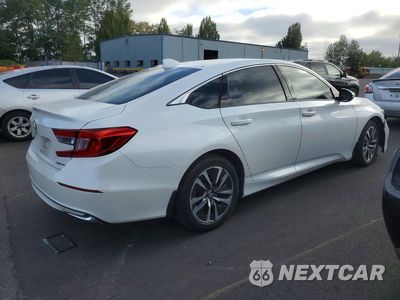 Trzecie zdjęcie samochodu z tyłu: 2019 HONDA ACCORD HYBRID VIN:1HGCV3F18KA012489 - miniatura