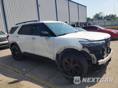 Czwarte zdjęcie samochodu z boku: 2020 FORD EXPLORER ST VIN:1FM5K8GC6LGA76151 - miniatura