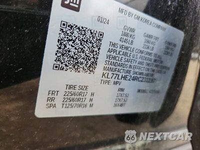 Zdjęcie 13 z 13 samochodu: 2024 CHEVROLET TRAX 1LT VIN:KL77LHE24RC231197 - miniatura