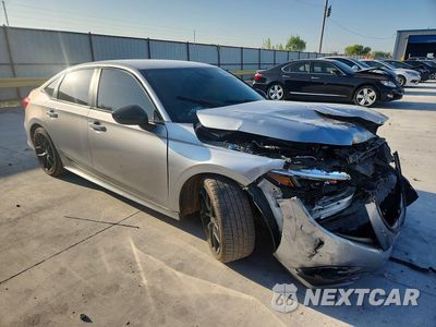 Czwarte zdjęcie samochodu z boku: 2022 HONDA CIVIC SPORT VIN:2HGFE2F50NH593812 - miniatura