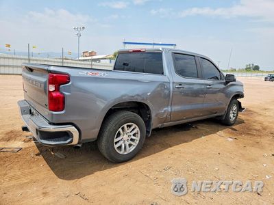 Trzecie zdjęcie samochodu z tyłu: 2022 CHEVROLET SILVERADO LTD K1500 LT VIN:3GCPYDEKXNG125292 - miniatura