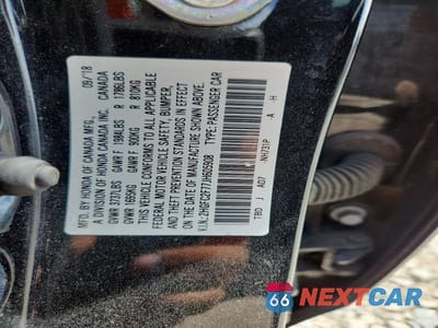 Zdjęcie 12 z 12 samochodu: 2018 HONDA CIVIC EX VIN:2HGFC2F77JH605908 - miniatura