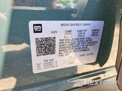 Zdjęcie 14 z 14 samochodu: 2026 CHEVROLET TRAX 1LT VIN:KL77LHEP6TC046815 - miniatura
