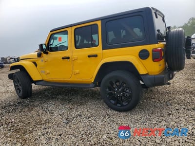 Drugie zdjęcie samochodu z przodu: 2021 JEEP WRANGLER UNLIMITED SAHARA 4XE VIN:1C4JJXP6XMW698768 - miniatura