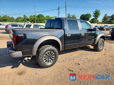 Trzecie zdjęcie samochodu z tyłu: 2012 FORD F150 SVT RAPTOR VIN:1FTFW1R64CFA64811 - miniatura