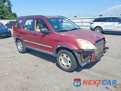 Czwarte zdjęcie samochodu z boku: 2005 HONDA CR-V LX VIN:SHSRD68505U304669 - miniatura